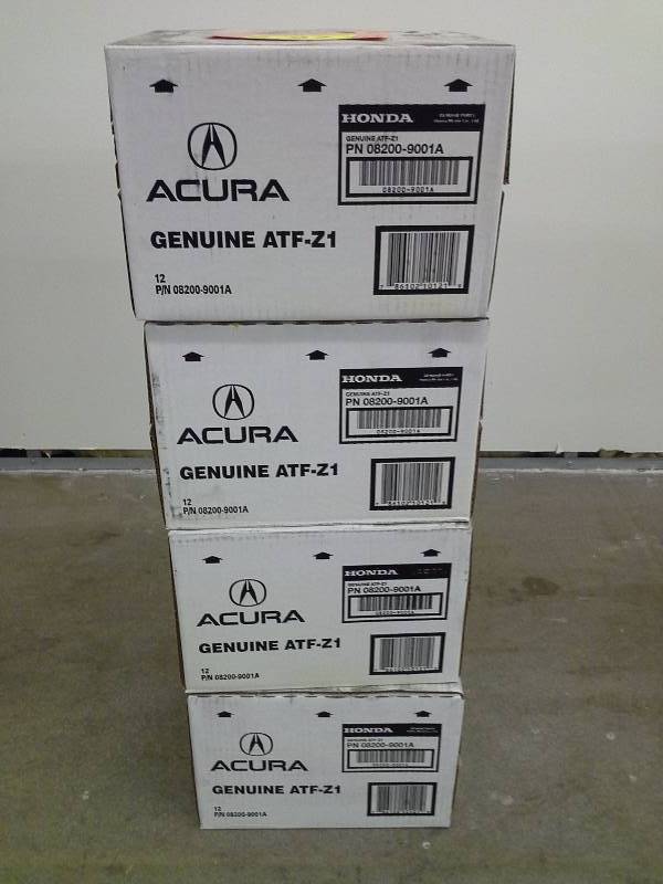 lot 97 image: Acura Genuine Automatic Transmission Fluid Z1 - 4 Cases of 12 Quarts