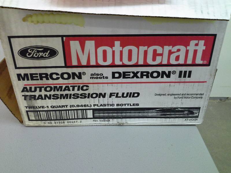 lot 111 image: Ford Motorcraft MerconDexcron III Automatic Transmission Fluid - 12 - 1 Quart Bottles