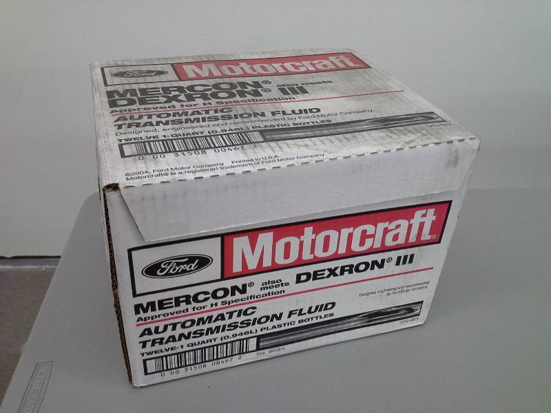 lot 119 image: Ford Motorcraft MerconDexcron III Automatic Transmission Fluid - 12 - 1 Quart Bottles
