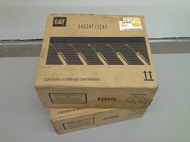 lot 124 image: CAT High Speed Ball Bearing Grease - 2 Cases of 10 cartridges each