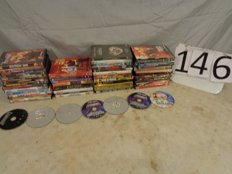 lot 146 image: Over 50 Dvds