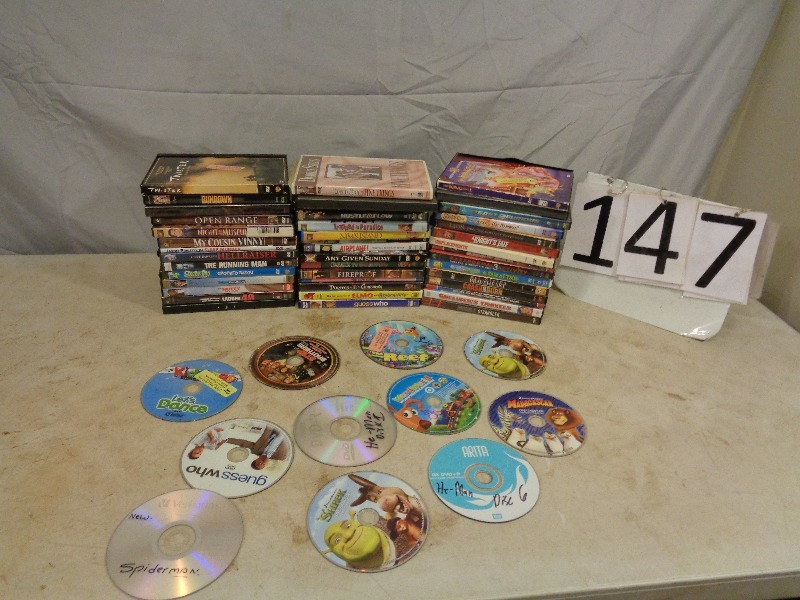 lot 147 image: Over 50 Dvds