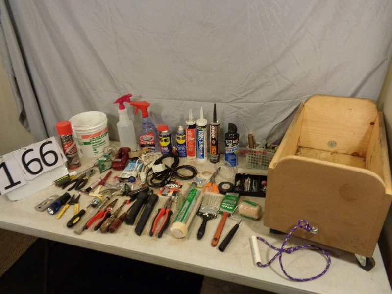 lot 166 image: Assorted Tools and Shop Supplies
