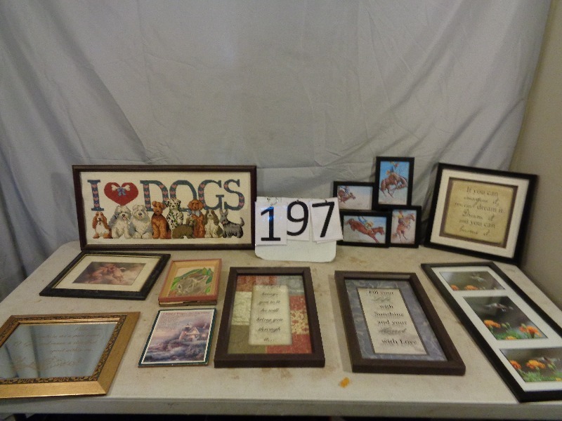 lot 197 image: Framed Pictures