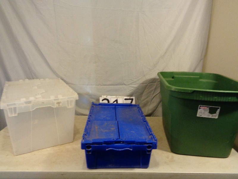lot 217 image: 3 Totes