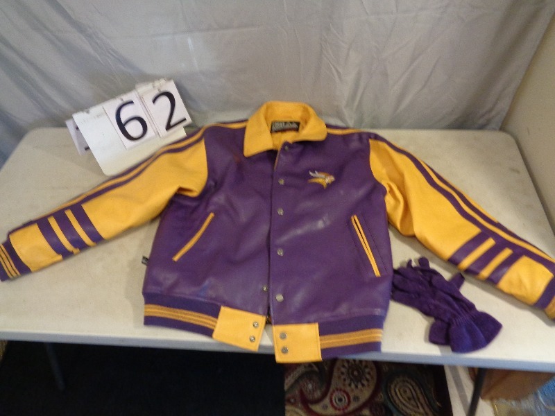 lot 62 image: Minnesota Vikings Jacket