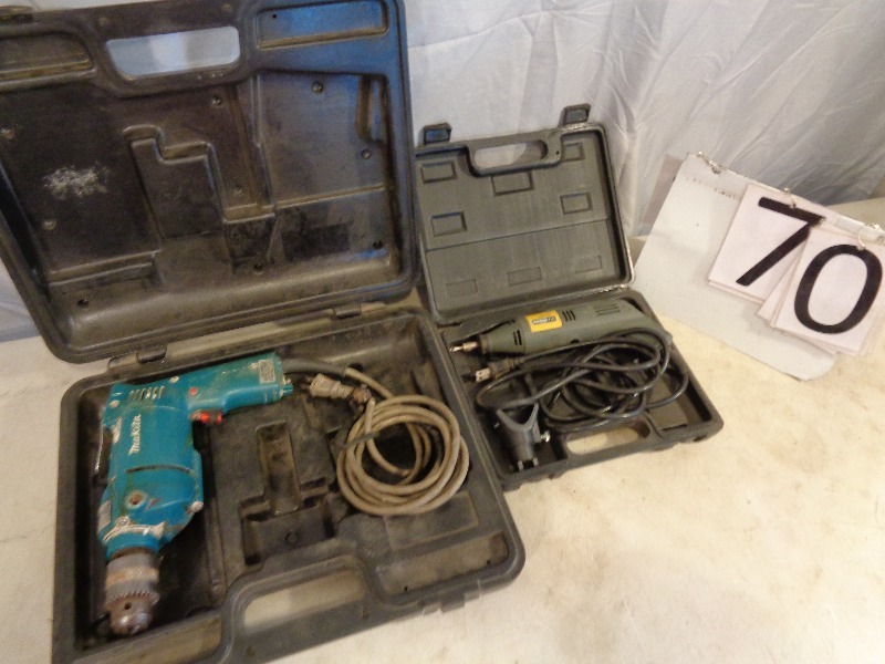 lot 70 image: Makita Drill and Nikota Rotary Tool