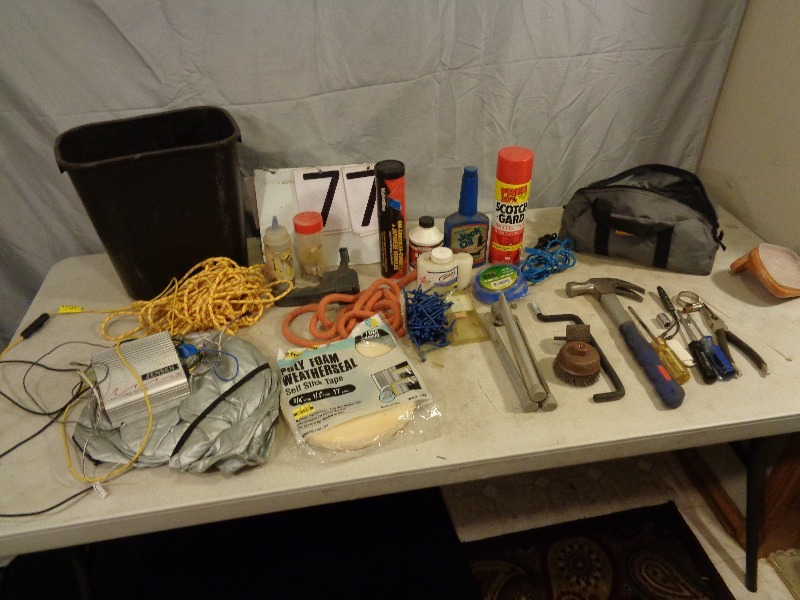 lot 77 image: Assorted Tools and Shop Supplies