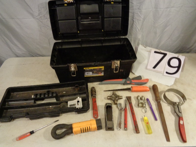 lot 79 image: Stanley Toolbox with Contents
