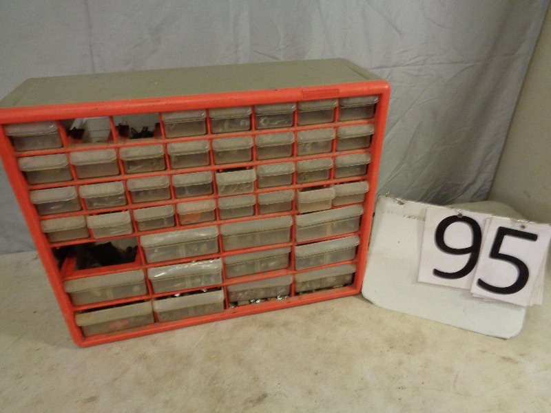 lot 95 image: 44 Drawer Orgainzer with Hardware