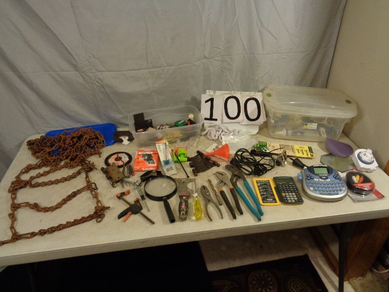 lot 100 image: Tools and Shop Supplies