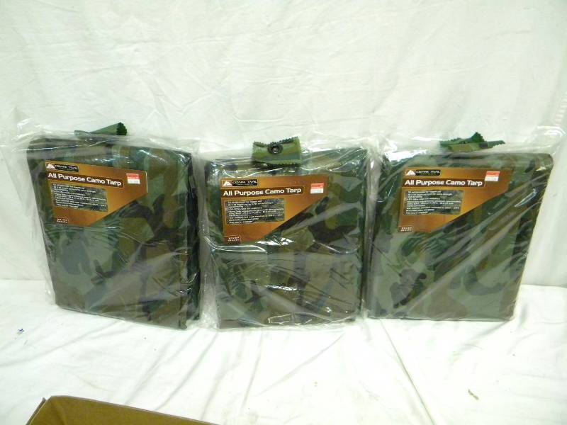 lot 53 image: All Purpose Camo Tarps