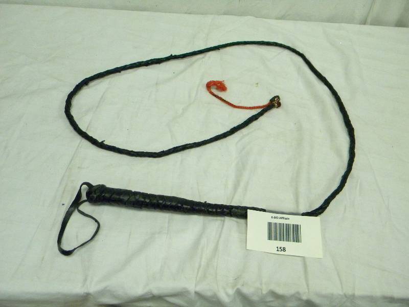 lot 158 image: Bull Whip