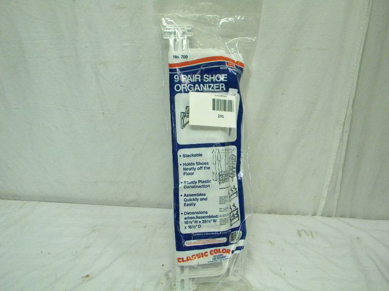 lot 231 image: Shoe Organizer NIB