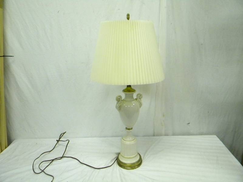 lot 174 image: Swan Lamp