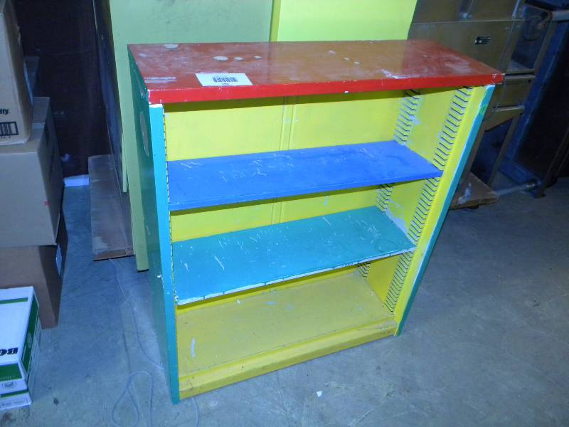 lot 290 image: Metal Bookcase