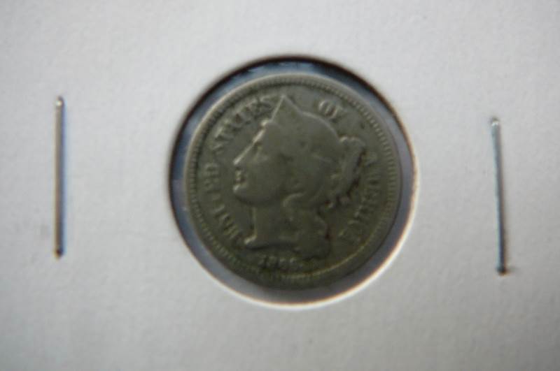 1866 Three Cent