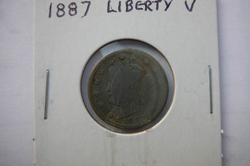 1887 V Nickel