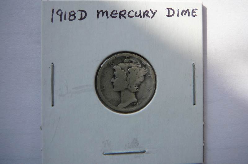 1918 d Mercury Dime