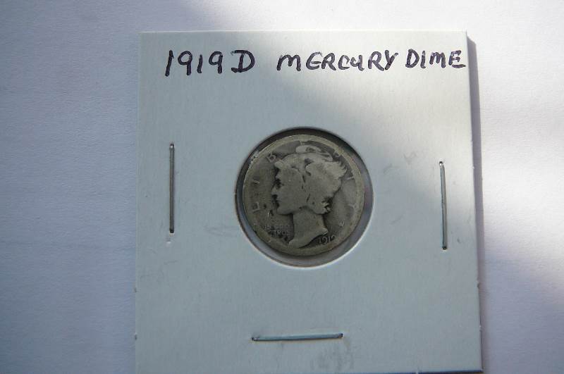 1919 d Mercury Dime