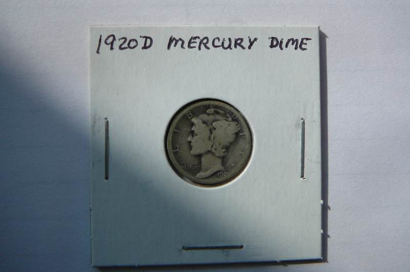 1920 d Mercury Dime