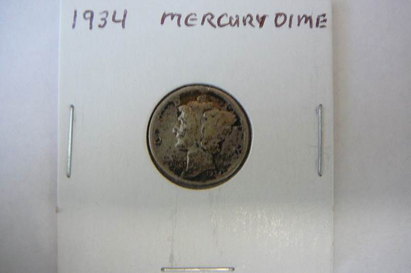 1934 Mercury Dime