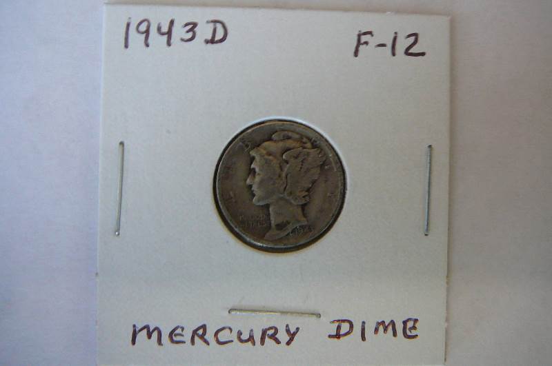 1943 d Mercury Dime