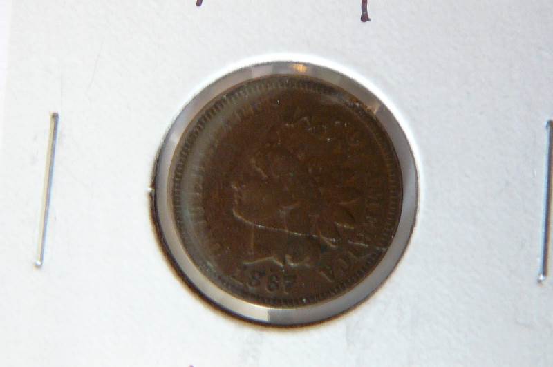 1867 Indian Head Penny