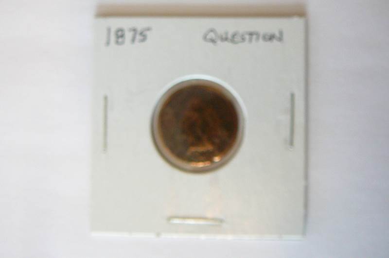 1875 Indian Head Penny
