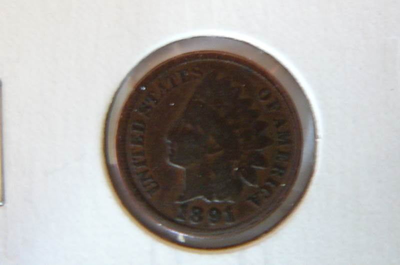 1891 Indian Head Penny