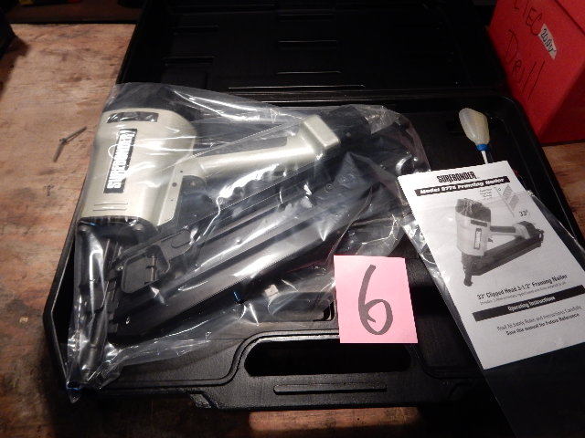 lot 6 image: Surebonder, Model 9773 Framing Nailer, New in Box