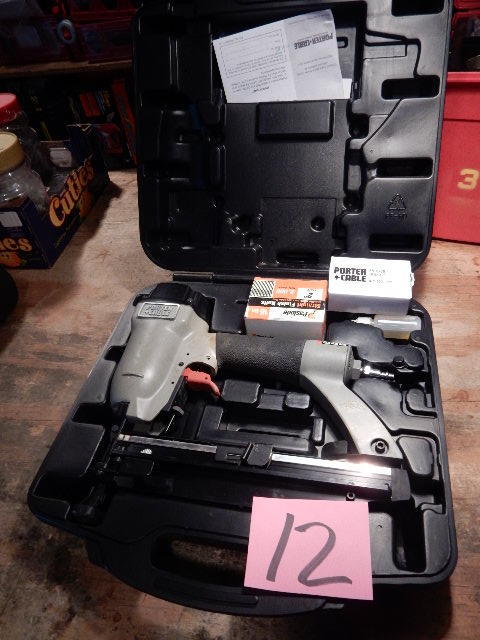 lot 12 image: Porter Cable finishing Nailer