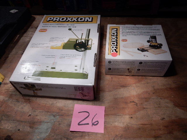 lot 26 image: PROXXON, Micromot Drill Stand, Router Attachment