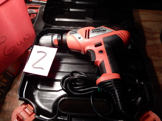 lot 2 image: Black and Decker, 6 Amp, Firestorm Drill.. New