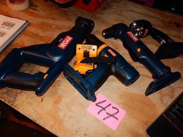 lot 47 image: Rybobi Cordless Tools.. No batteries
