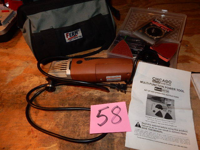 lot 58 image: Chicago Electric, Multi Function Power Tool