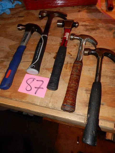 lot 87 image: 5 Hammers