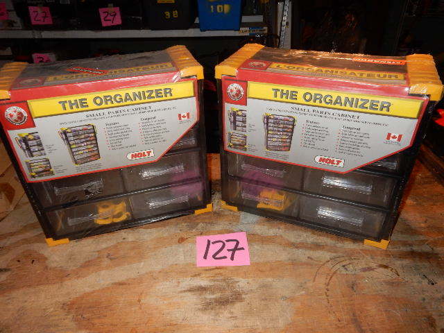 lot 127 image: 2, The ORGANIZER, Small parts cabinet.. Plastic