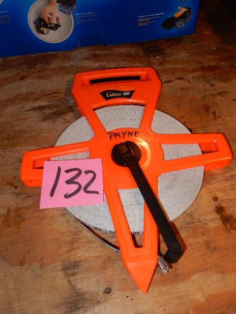lot 132 image: LUFKIN, 300 ft Tape measure