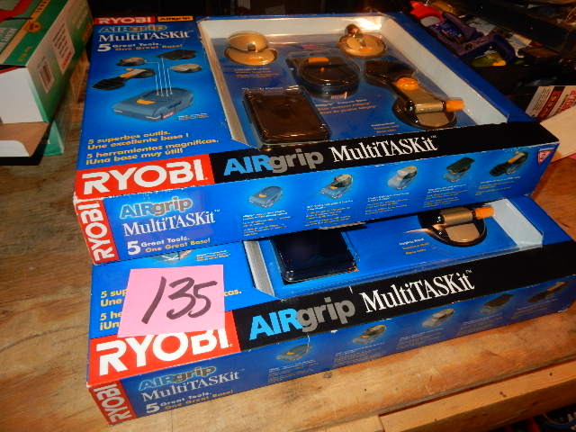 lot 135 image: 2, RYOBI, AIRgrip, MultiTaskit,