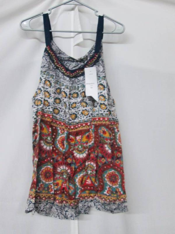 Lola P Womens Scarf Print Tank Top