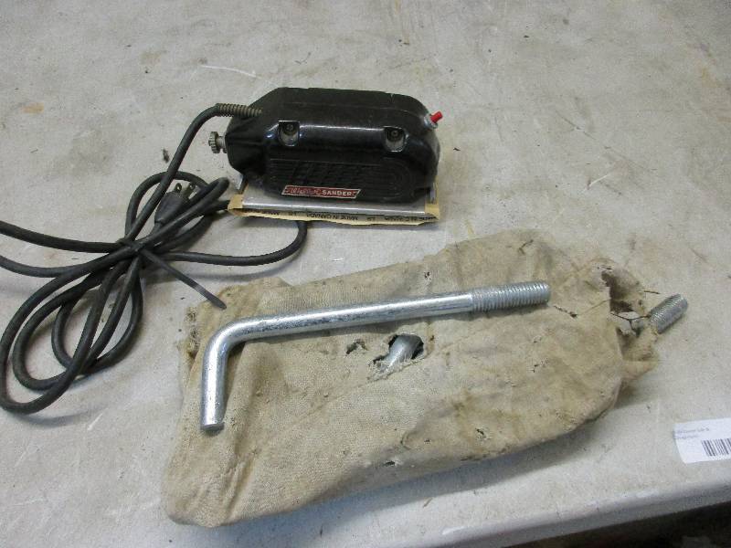 anchor bolts and sander