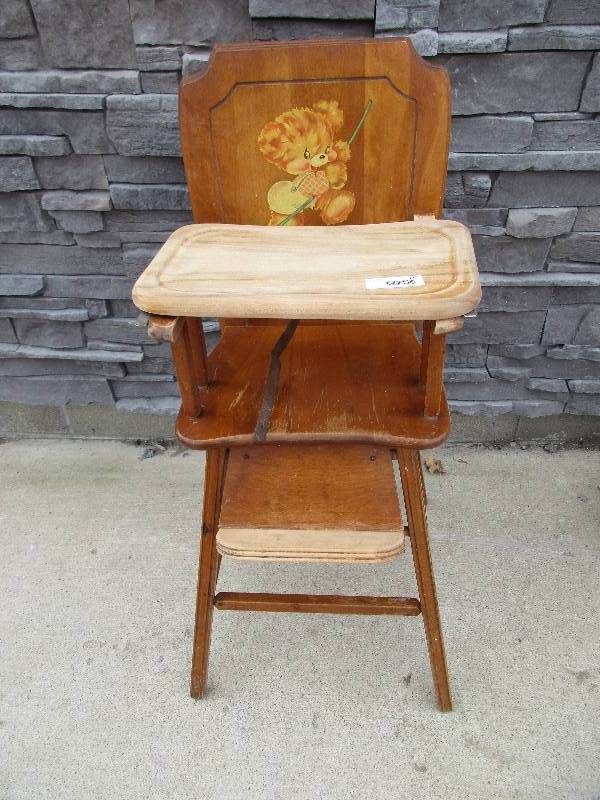 Antique high chair