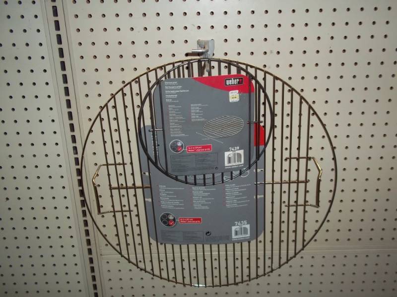 lot 47 image: 2 Weber Charcoal Grill Grates 14 in and 22 in