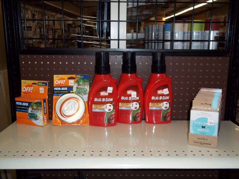 lot 96 image: Shelf Lot of Insect Control includes Bug B Gone etc