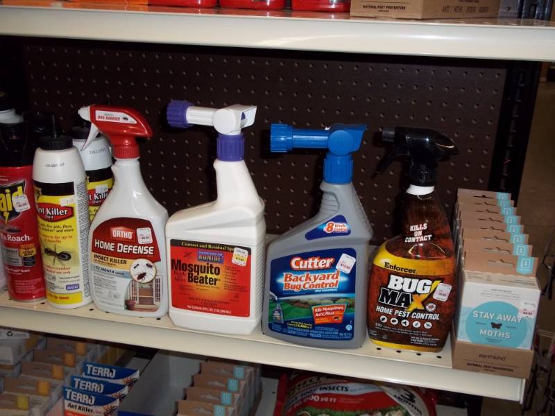 lot 97 image: Shelf Lot of Insect Control includes Bug Max etc