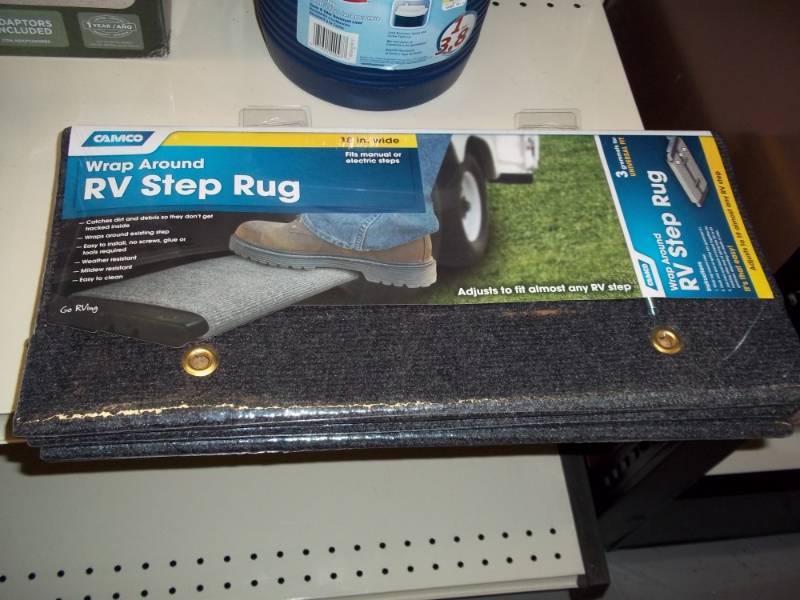 lot 111 image: Lot of 3 AV Wrap Around Step Rugs