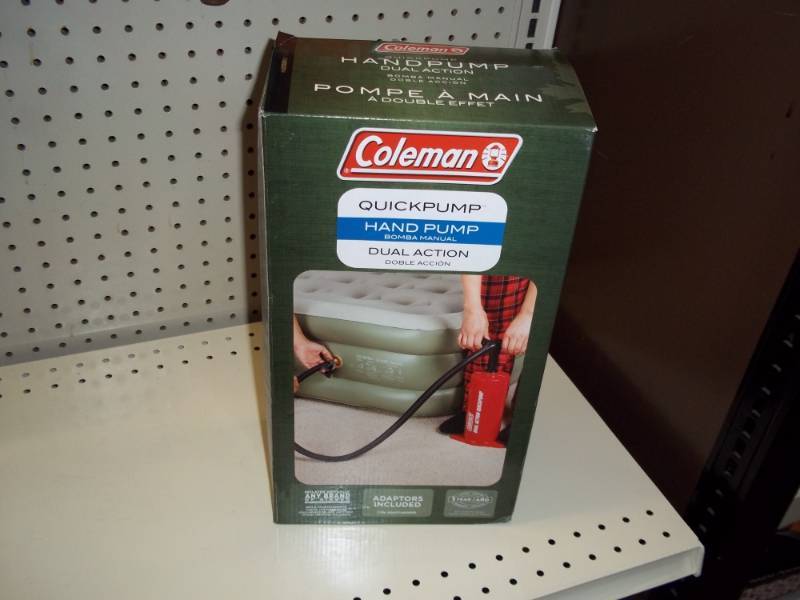 lot 117 image: Coleman Dual Action Hand Pump