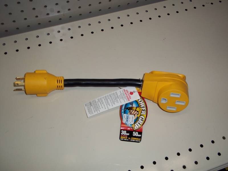 lot 127 image: Power Grip RV Generator Adapters