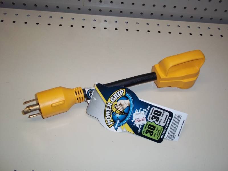 lot 129 image: Power Grip RV Generator Adapters